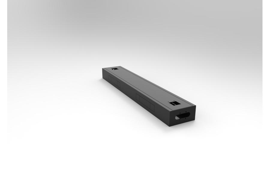 Black cable tray